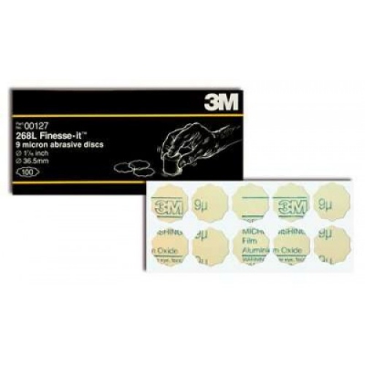 3M 00127 Stikit Микрошлифовальные круги 268L, 36 мм, 9 мкм