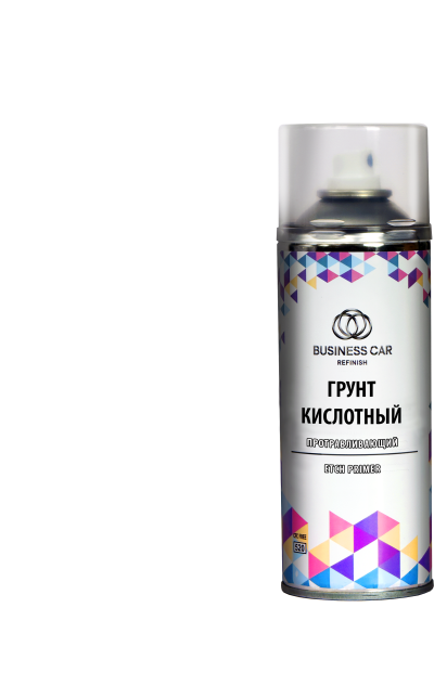 BUSINESS CAR Грунт кислотный протравливающий зеленый транспорентный, аэрозоль 520 мл