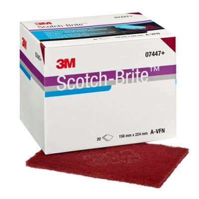 Матирующие листы 3M Scotch-Brite 07447, 158х224 мм